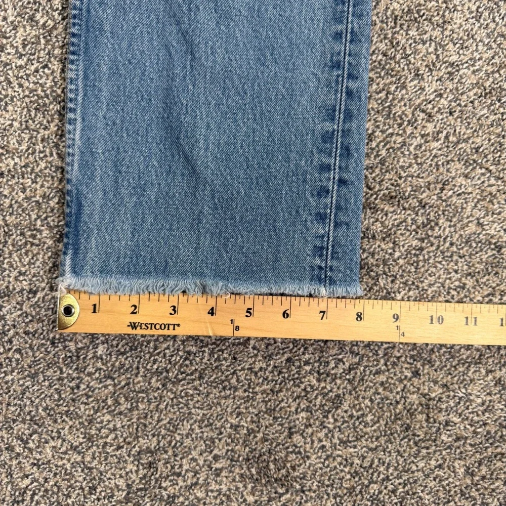 Vintage Levis 501xx Button Fly Straight Leg Raw Hem Jeans Mens 33x36 Fit 30x33.5 - Picture 13 of 14